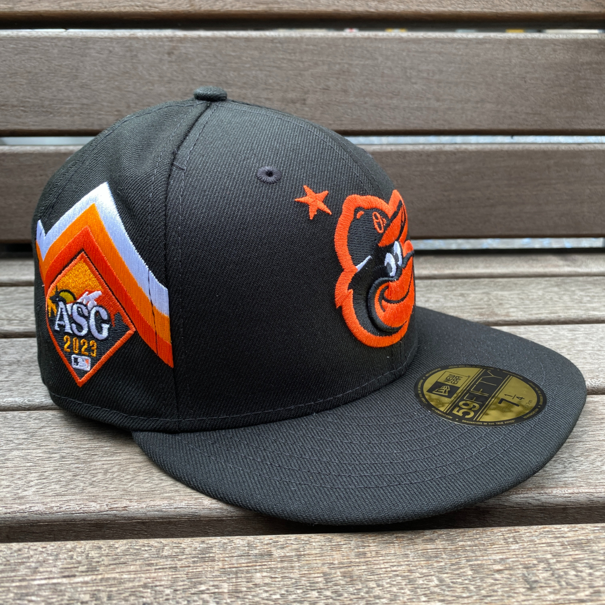 USA正規品 【7.1/4】 限定 NEWERA ニューエラ 59FIFTY 2023年 MLB オールスターゲーム ASG キャップ Orioles ボルチモア オリオールズ 黒_画像1