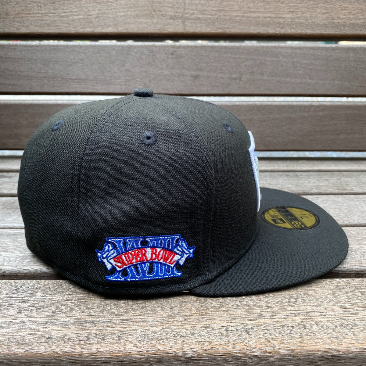 USA正規品 【7.3/8】 限定 NEWERA ニューエラ 59FIFTY キャップ NFL 第18回 スーパーボウル XVIII ラスベガス レイダース RAIDERS OTC_画像2