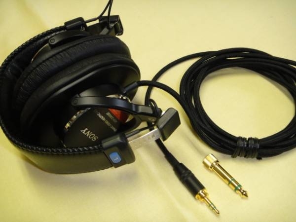 新品改造　MDR-CD900ST　4極バランス接続_折りたたみ＋バランスケーブル＋２WayP