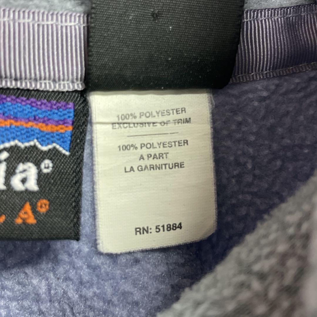 USA製 Patagonia パタゴニア フリースジャケット 紫 シンチラ_画像4