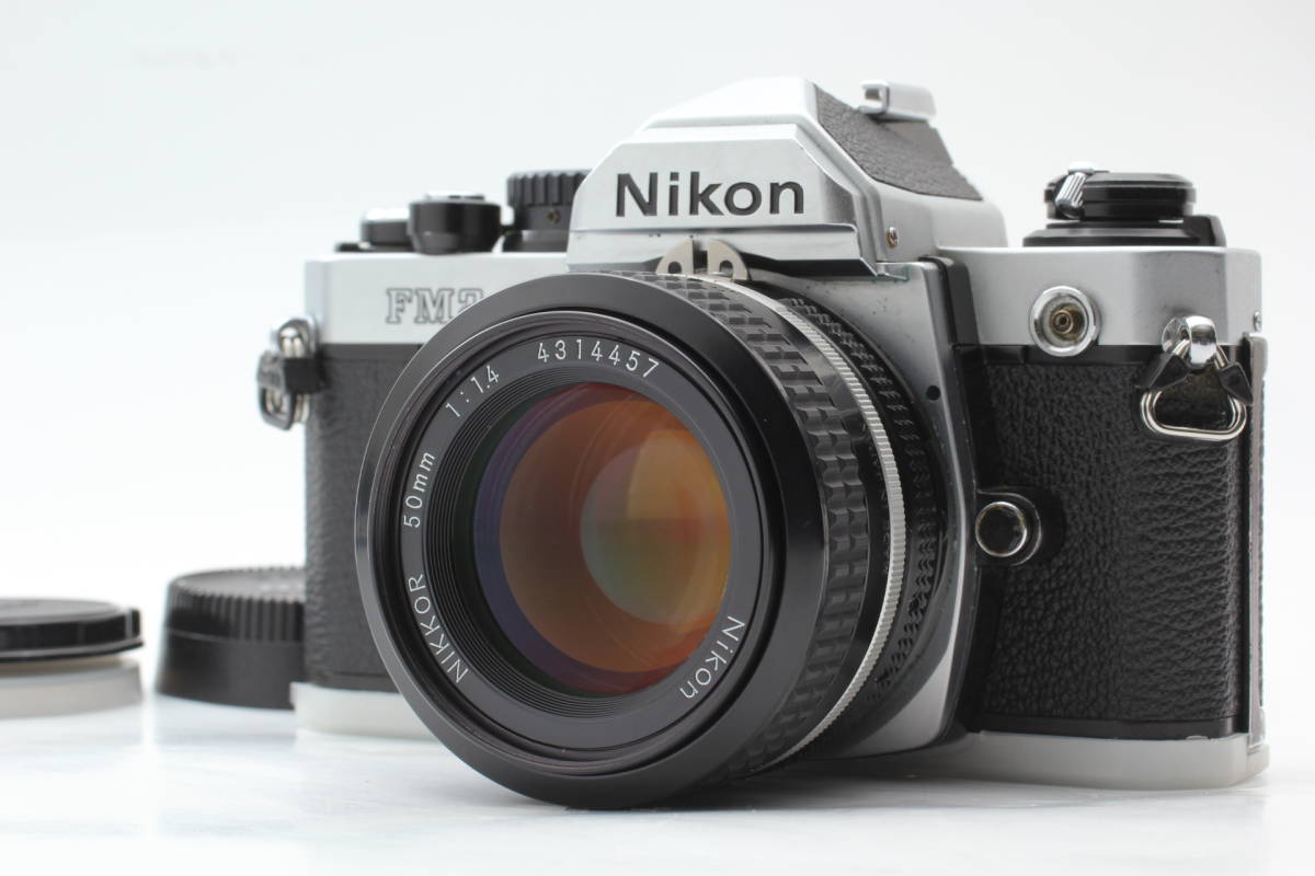 動作確認済み】ニコン Nikon New FM2 + Ai Nikkor 50mm f1.4 一眼レフ