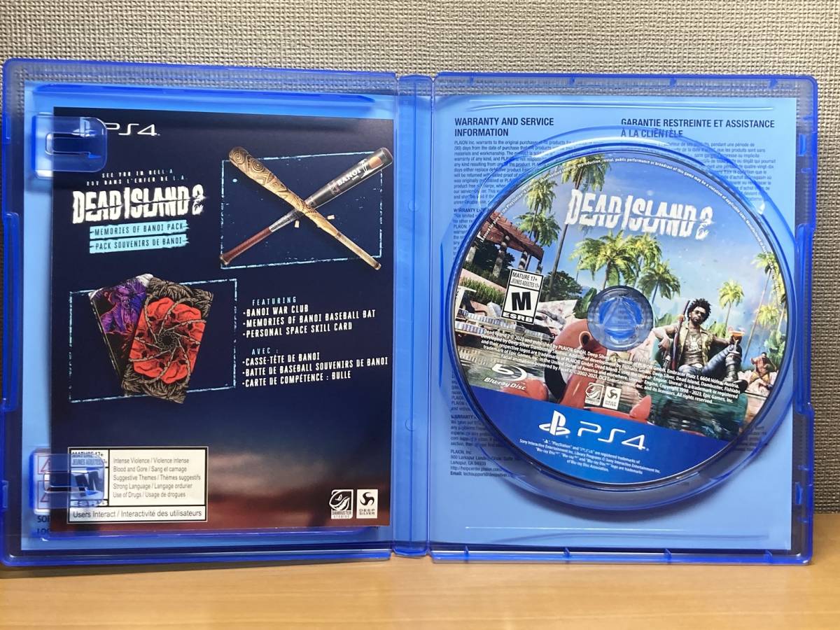 送料無料】Dead Island 2 デッドアイランド２ PS4 北米版【中古美品 