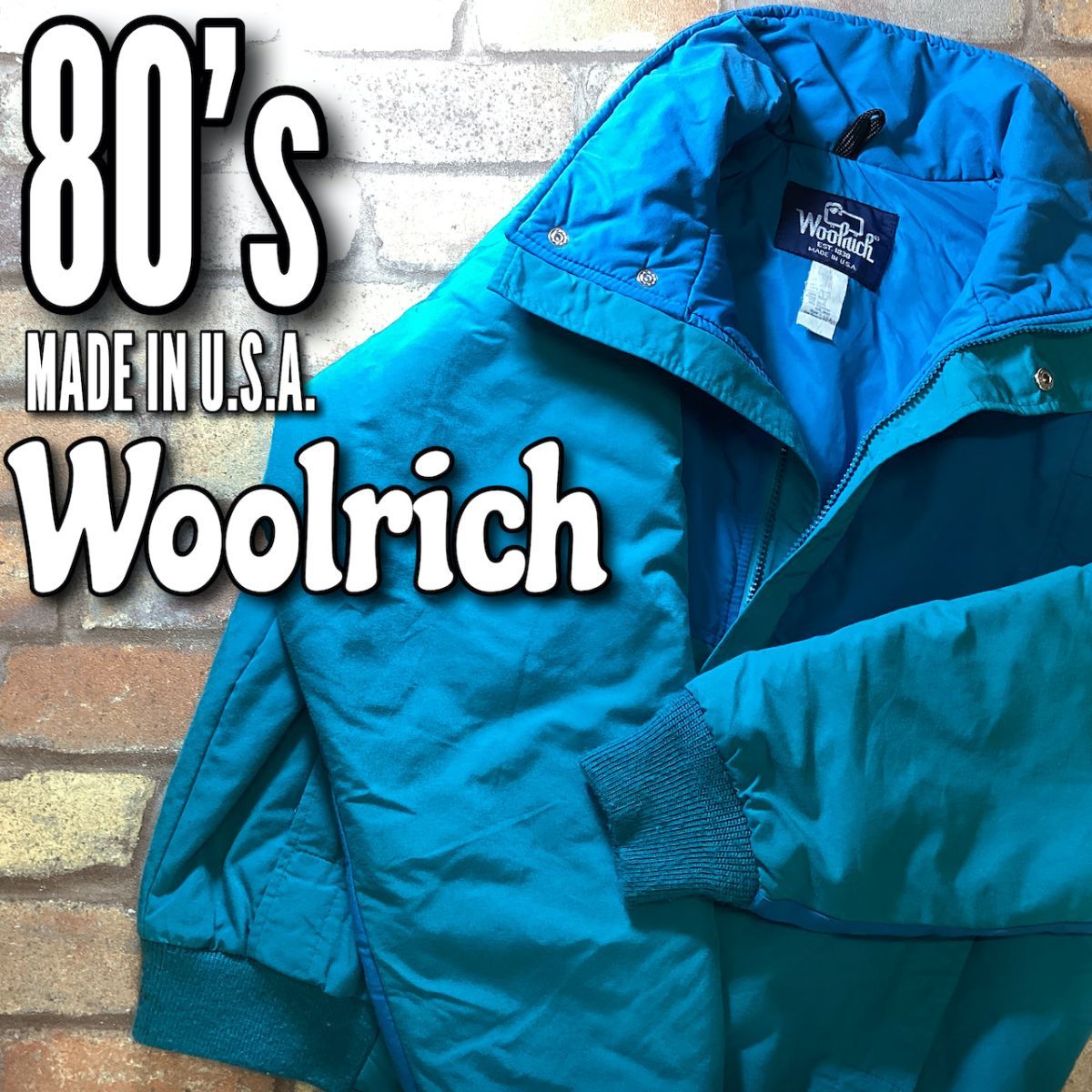 おすすめネット ウールリッチ woolrich 80s ブルゾン made in USA