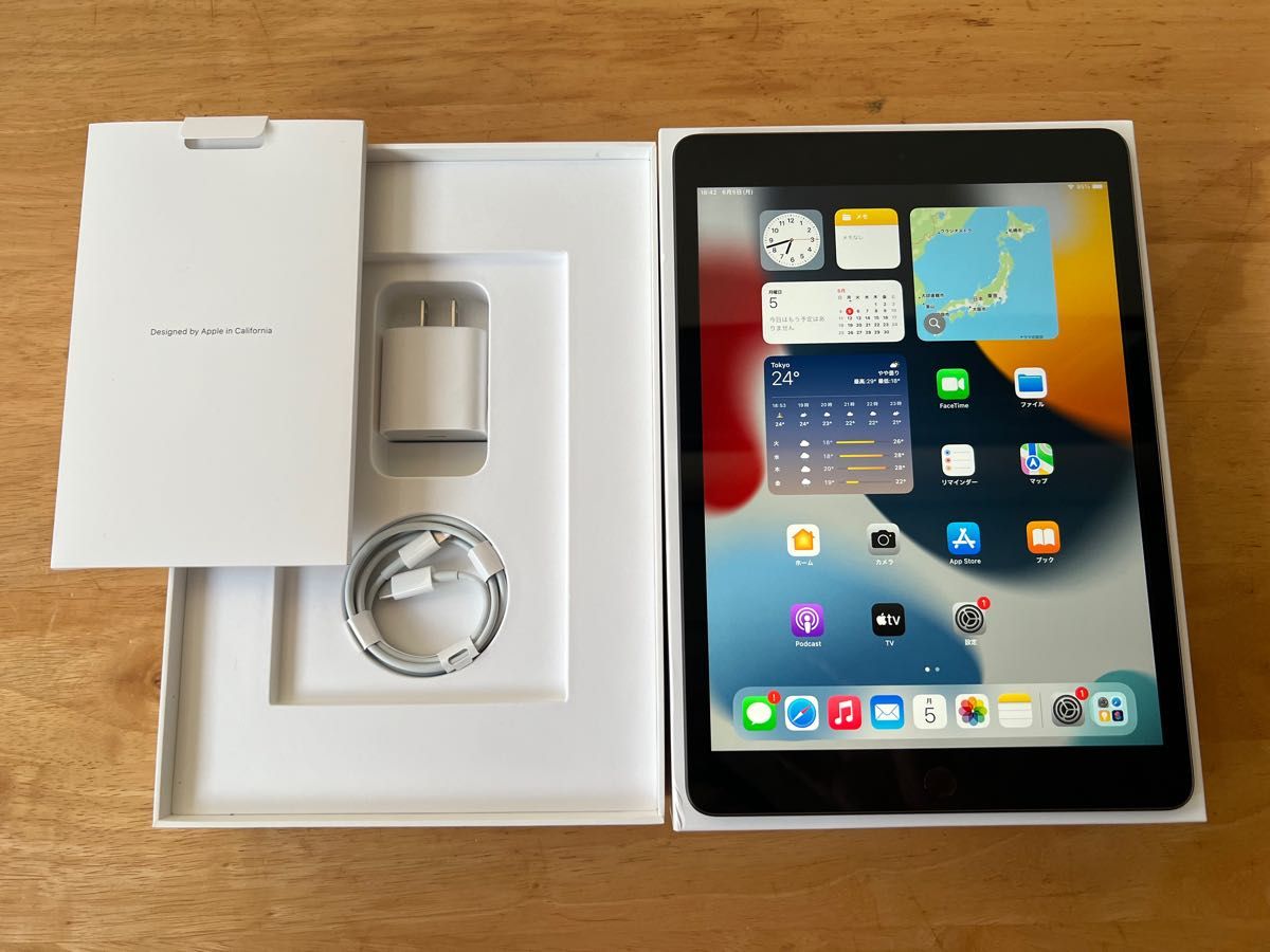 新品同様 】iPad 第9世代 Wi-Fi 64Gb スペースグレイ MK2K3J/A A2602