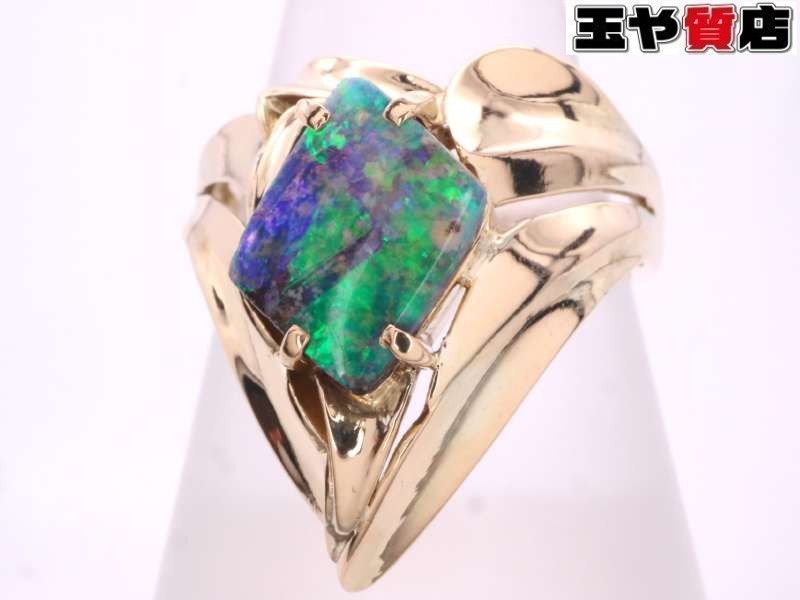 全商品オープニング価格！ 1.18ct ボルダーオパール デザイン イエロー