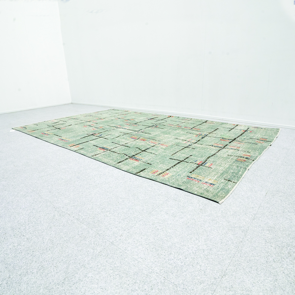 【展示品】SUBASI HALI スバシハリ ART DECO VINTAGE RUG JJ50 ヴィンテージ ラグ 絨毯 トルコ