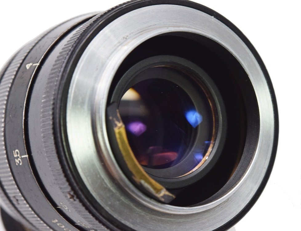 珍品】NIKON/ニコン Nikkor-PC 85mmf2ブラックペイント8.5cm Nippon