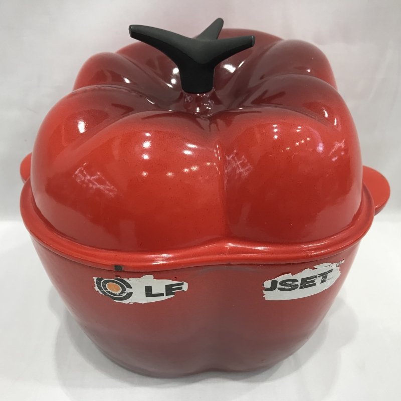 最も 【未使用に近い】ル・クルーゼ ベジタブルココット パプリカ