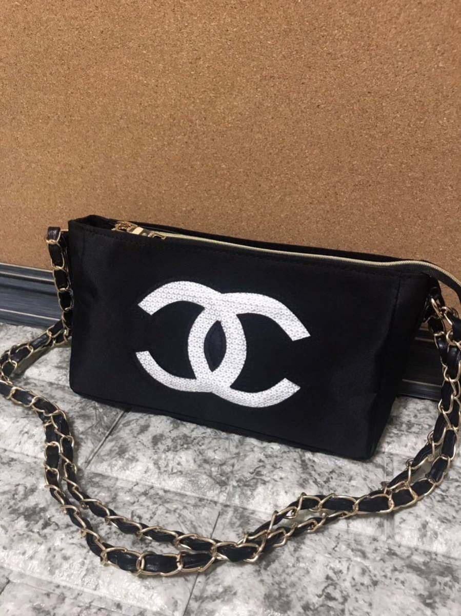 シャネル Chanel スパンコール ショルダーバッグ VIP 非売品 レア_画像2