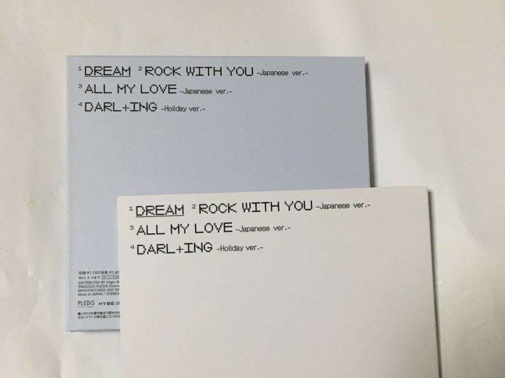 送料込み　SEVENTEEN　セブチ　CD　4個セット　☆Your Choice☆　＆　☆ひとりじゃない☆　＋Blu-ray　＆　☆DREAM ☆　 ×2　K-POP