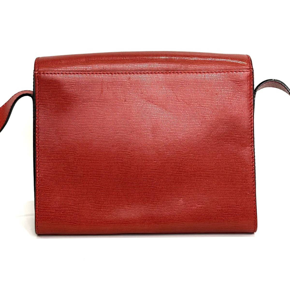 希少!!良品◇CELINE セリーヌ『M12』牛革 レザー サークル ショルダー