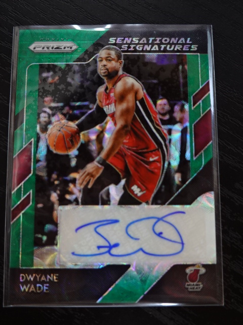 ○DWYANE WADE PRIZM AUTO PANINI 8枚限定 1/8 ファーストナンバー ○-
