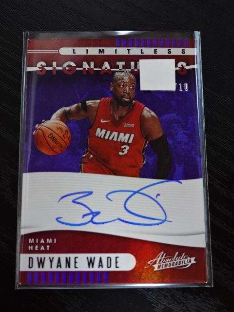 ●DWYANE WADE PRIZM AUTO サイン PANINI 10枚限定 ●_画像1