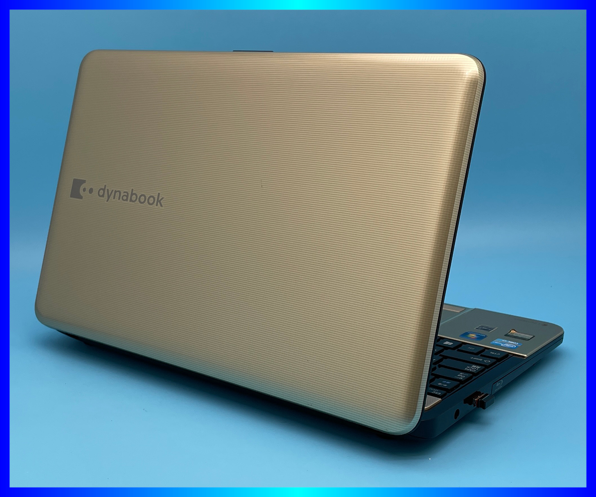 したノート ヤフオク! dynabook T552/58GK 美品 シャンパンゴー