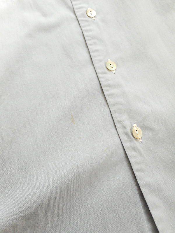 50s Cotton 半袖 Box Shirt コットン ボックス シャツ チェーンステッチ スクウェア Vintage ビンテージ 40s 60s ヴィンテージ_画像4