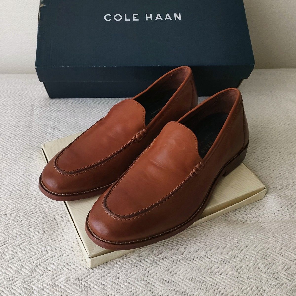 【新品】コールハーン COLE HAAN　フェザークラフト グランド ベネチアン mens　メンズ　靴　８M（25.5cm）