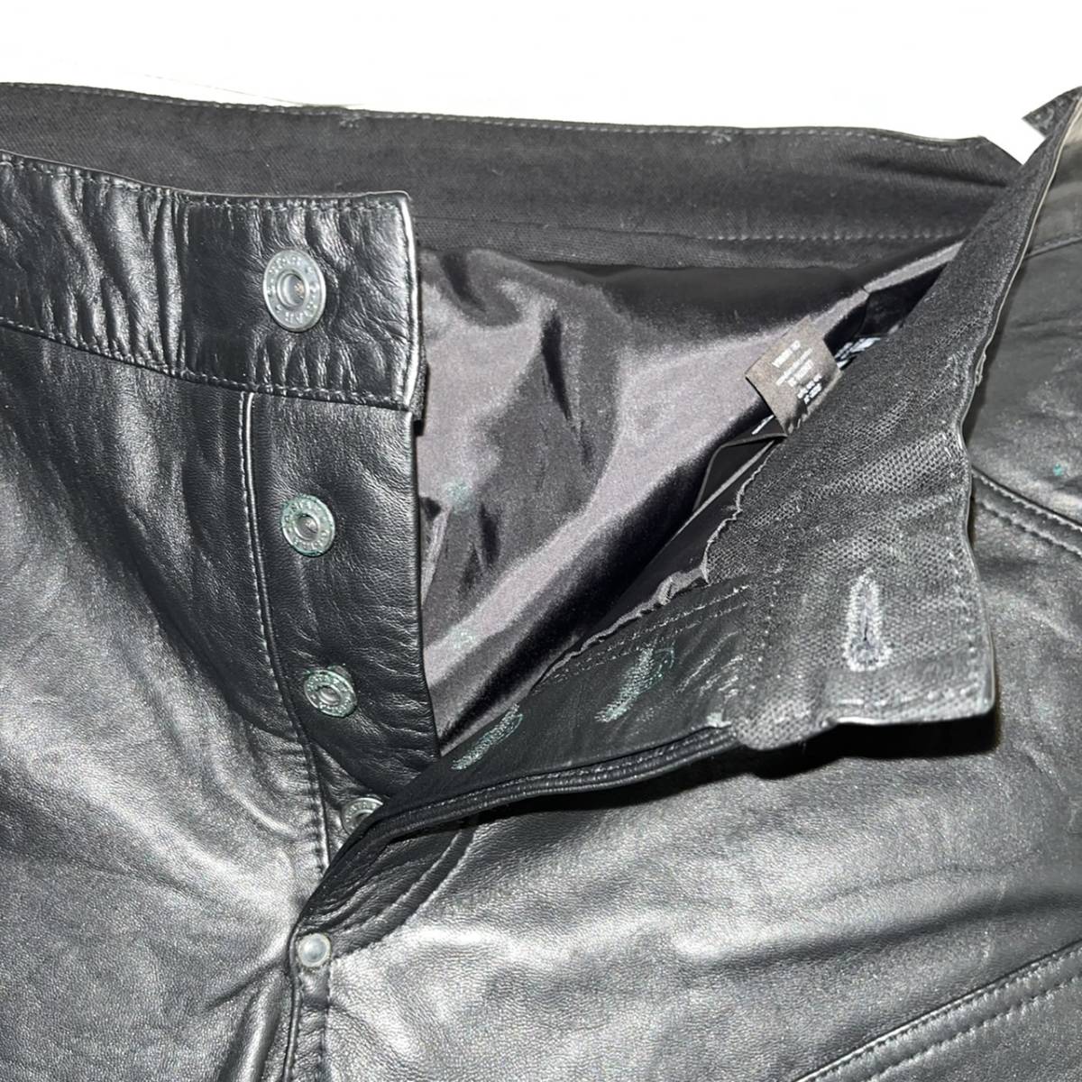 G-STAR RAW レザーパンツ ブラック(Lサイズ)|売買された