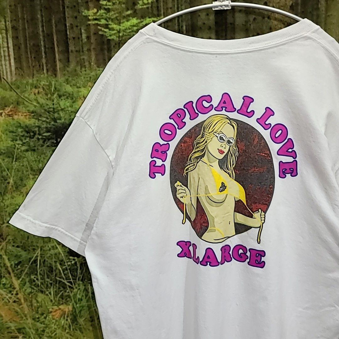 VINTAGEエクストララージX-LARGEバックプリント白ビンテージTシャツ ビキニ インパクト Tシャツ|PayPayフリマ vintage tシャツ xlarge キャラクター デカロゴ ゆるダボ 古着