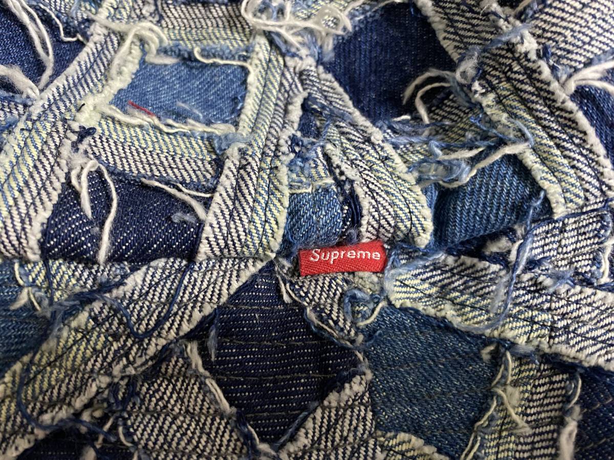 1年保証』 supreme Frayed Patchwork Denim Crusher i9tmg.com.br