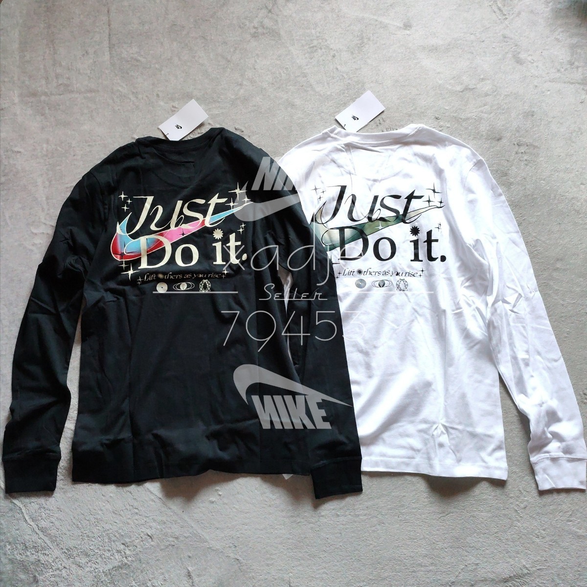 新品 正規品 NIKE ナイキ NSW プリント 長袖 ロンT 2枚セット JUST DO