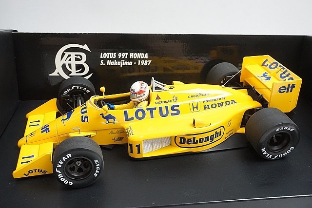 PMA ミニチャンプス 1/18 Lotus Honda ロータスホンダ 99T 中嶋悟 1987