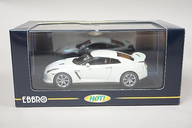 EBBRO エブロ 1/43 NISSAN 日産 GT-R R35 2007 ホワイトパール 44037