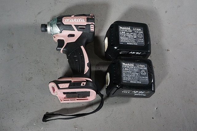 ◎ makita マキタ 14.4V 充電式 インパクトドライバ バッテリー2個付き