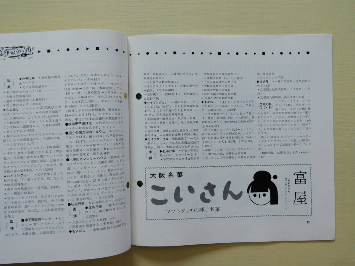 ★観光の大阪1981年6月号 魚つり園(南港）巡拝二十二社めぐり4 大阪城物語 恒興から羽柴秀吉へ 野田フジ_画像7