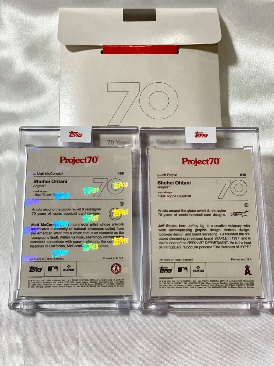 大谷翔平がガンダム風に ToppsProject70とマット・マコーミック 大谷翔平がガンダム風に ToppsProject70とマット・マコーミック
