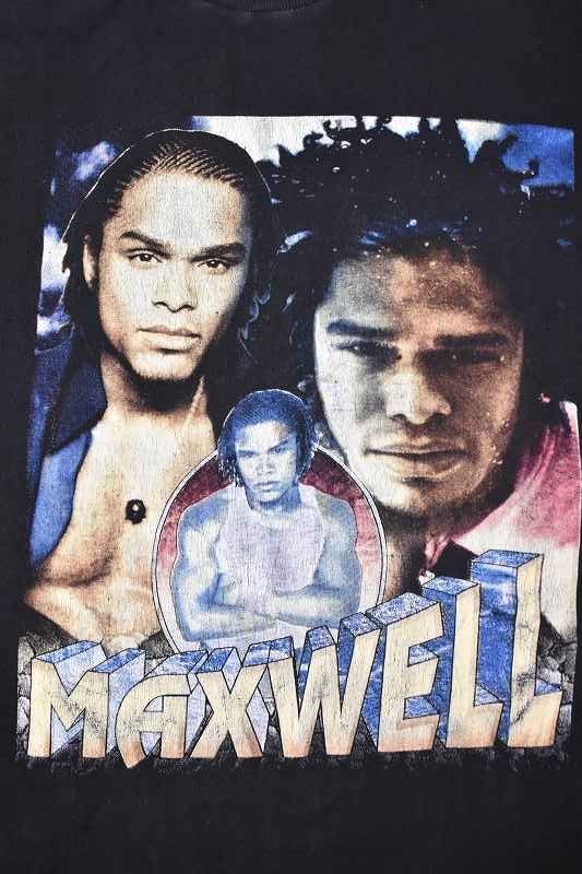 美品 MAX WELL マックス ウェル Tシャツ tt231 アメリカ古着 XL R&B