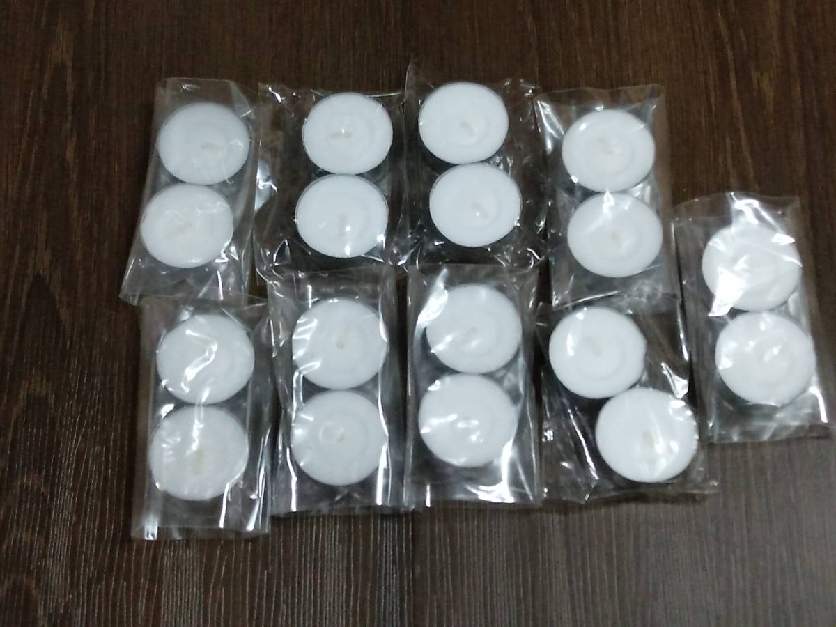 [ free shipping ] Ikea candle holder 27 piece set + candle 27 piece together store etc. IKEA glass made 
