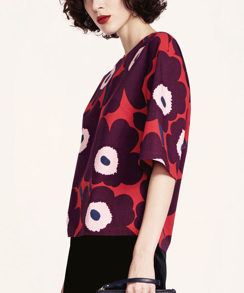 送料込 匿名配送 新品 marimekko マリメッコ ウニッコ シャツ プル