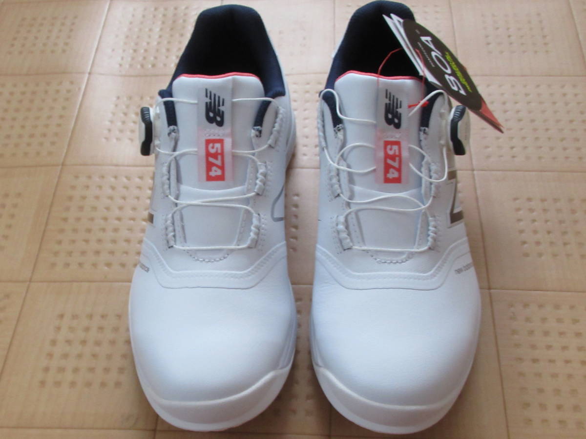 即決新品 New Balance GOLF ゴルフシューズ 25 5㎝ ホワイト 即決新品 New Balance GOLF ゴルフシューズ 25 5㎝ ホワイト