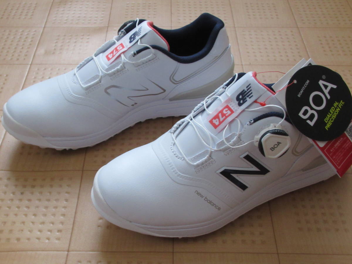 即決新品 New Balance GOLF ゴルフシューズ 25 5㎝ ホワイト 即決新品 New Balance GOLF ゴルフシューズ 25 5㎝ ホワイト