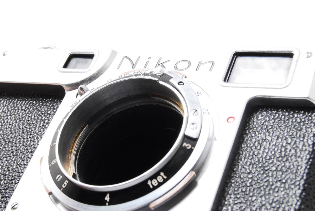 ニコン Nikon S2 後期 ブラックダイアル + NIKKOR-H 50mm F2 #4122340