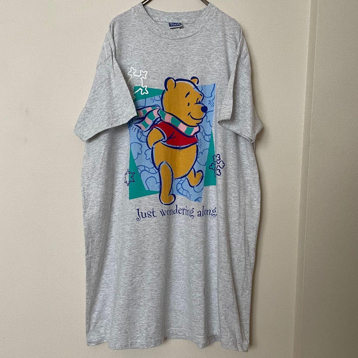 90s DISNEY【ディズニー】くまのプーさん！プリントロングTシャツ！