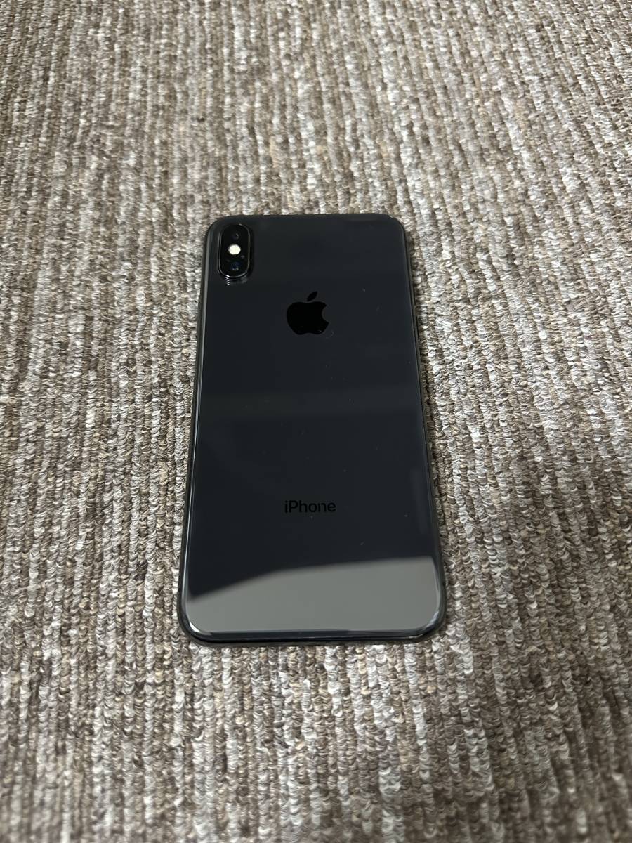 中古美品】iPhone X 64GB SIMフリー バッテリー100% スペースグレイ