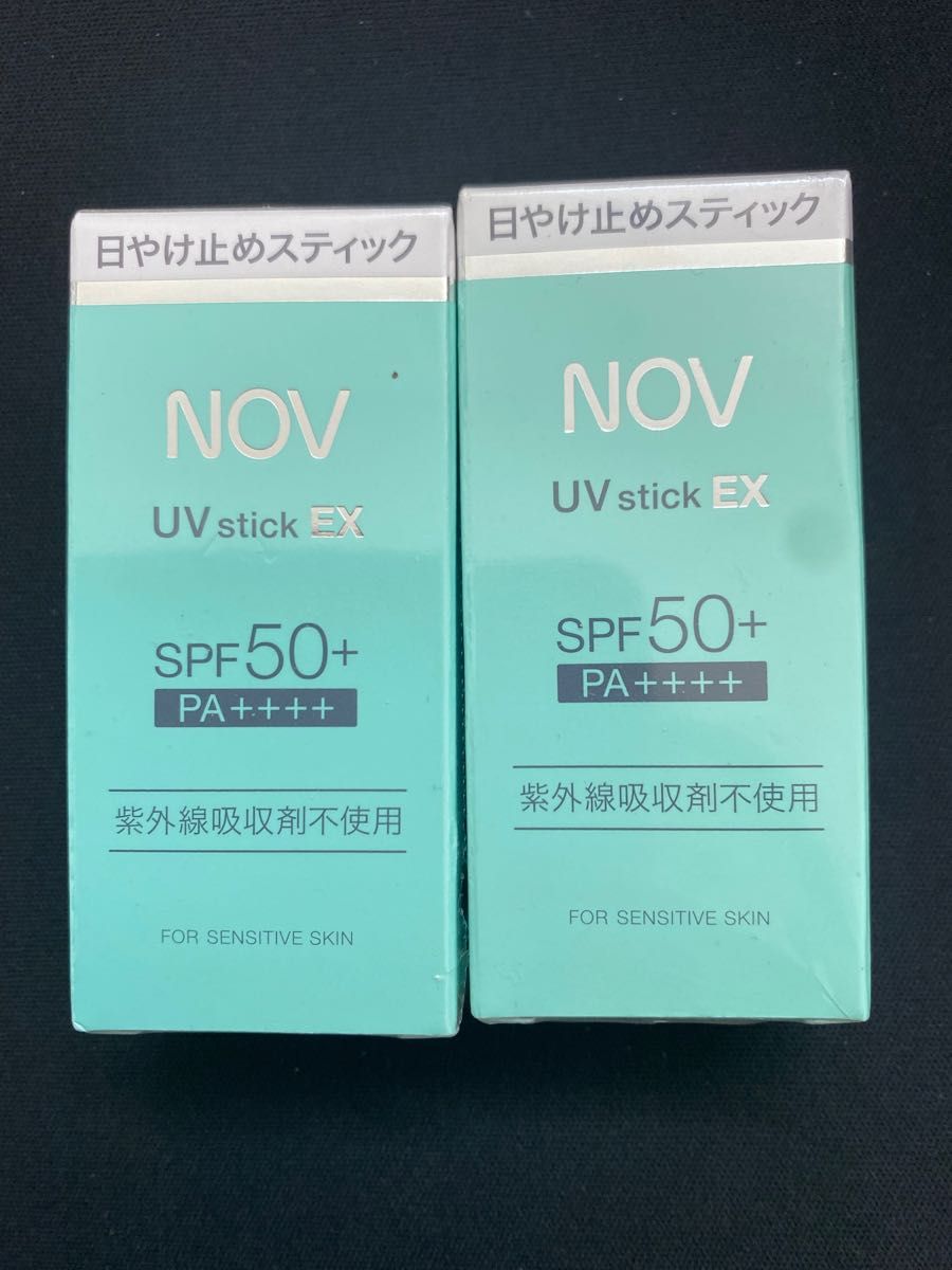 ノブ UVスティックEX SPF50＋  NOV  日焼け止めスティック　日焼け止め　顔用　化粧下地　新品