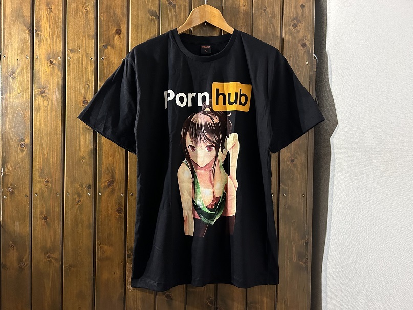 Yahoo!オークション - 新品 ポルノハブ プリントTシャツ【L Yahoo!オークション - 新品 ポルノハブ プリントTシャツ【L