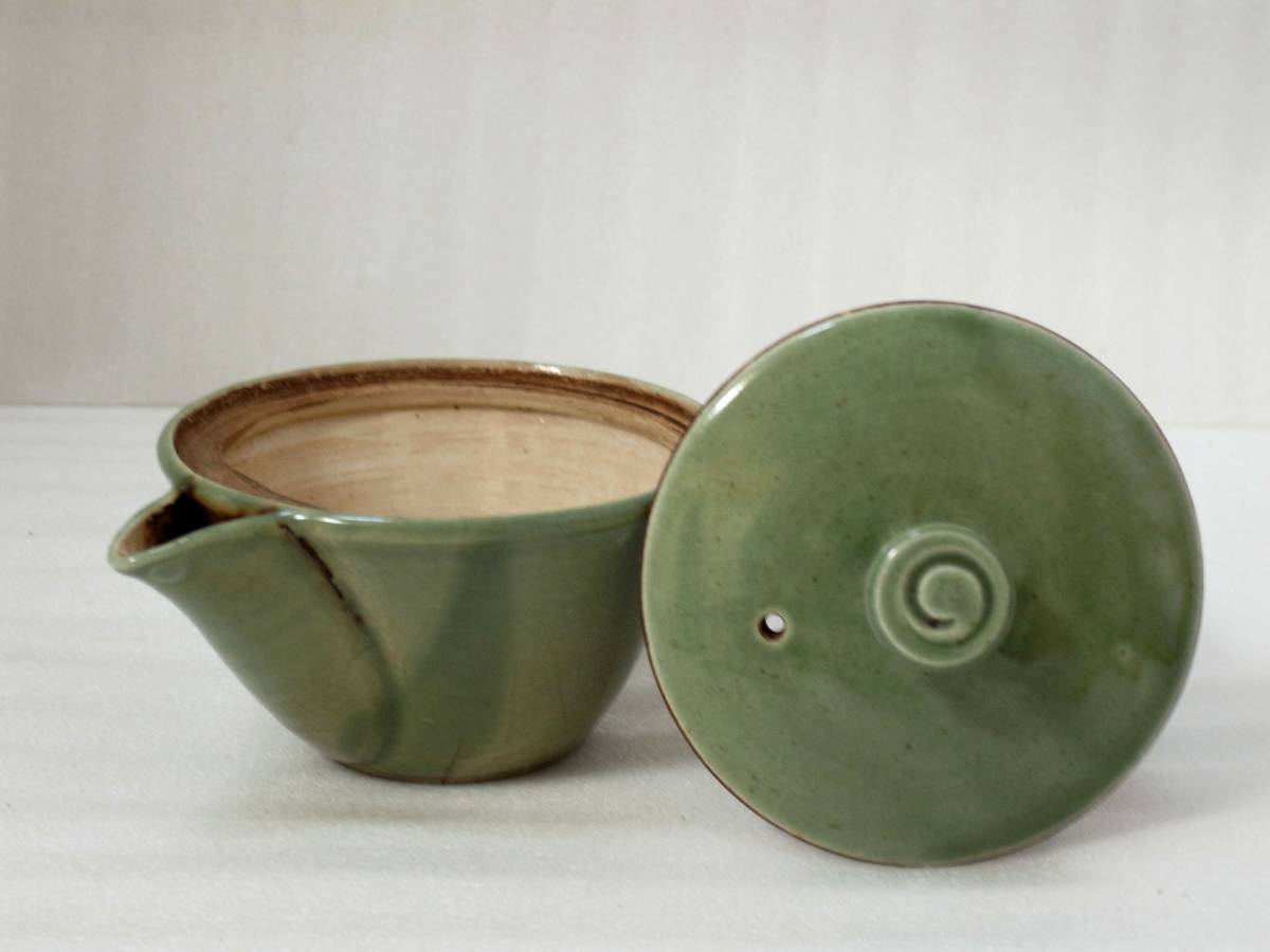 最安 遠州七窯 美しい色替煎茶碗(五客)☆時代物 朝日焼 古朝日焼 窯変