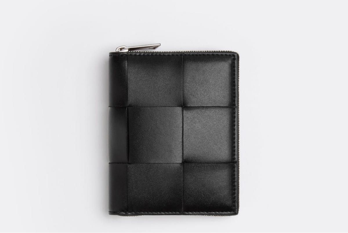 【大人気】ボッテガ メンズ 二つ折り財布 黒 シルバー LOUIS VUITTON 二つ折り財布