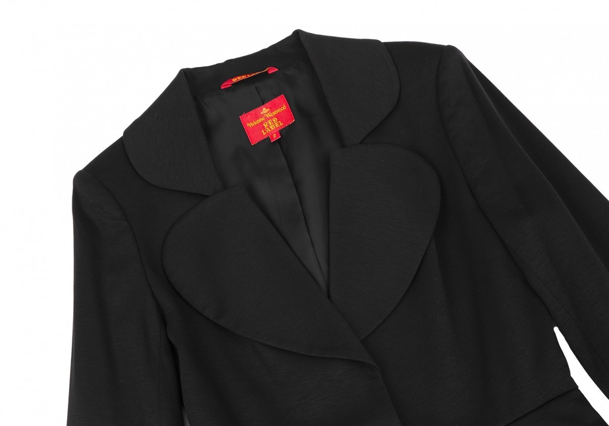  Vivienne Westwood red label cotton cupra stretch Rav jacket black 2