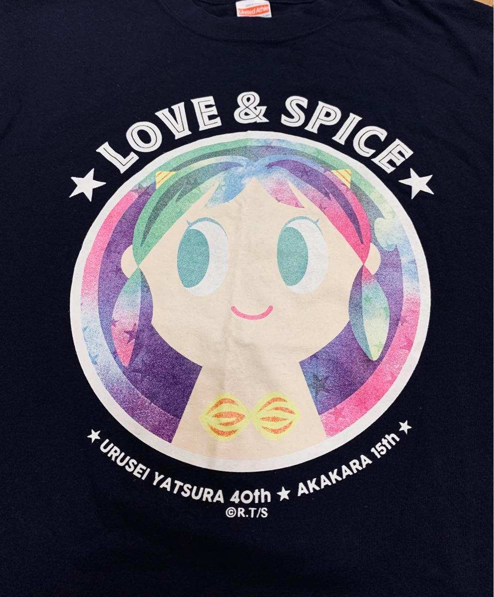 うる星やつら 赤から コラボTシャツ サイズM ネイビー ラムちゃん