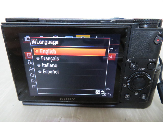 399☆ソニー SONY Cyber-shot RX100 VI カメラ 日本語なし ジャンク扱