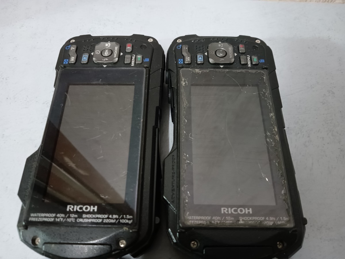 RICOH　リコー　デジタルカメラ　デジカメ　4点　まとめ　WG-30 WG-40 WG-70 防水　カメラ　コンデジ　ジャンク_画像5