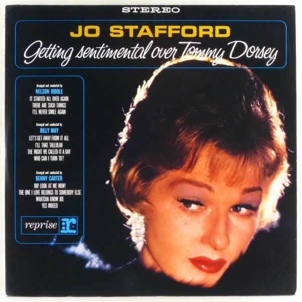 ■ジョー・スタッフォード(Jo Stafford)｜トミーにセンチ(Getting Sentimental Over Tommy Dorsey) ＜LP 1975年 日本盤＞再販盤（1963年）_画像1