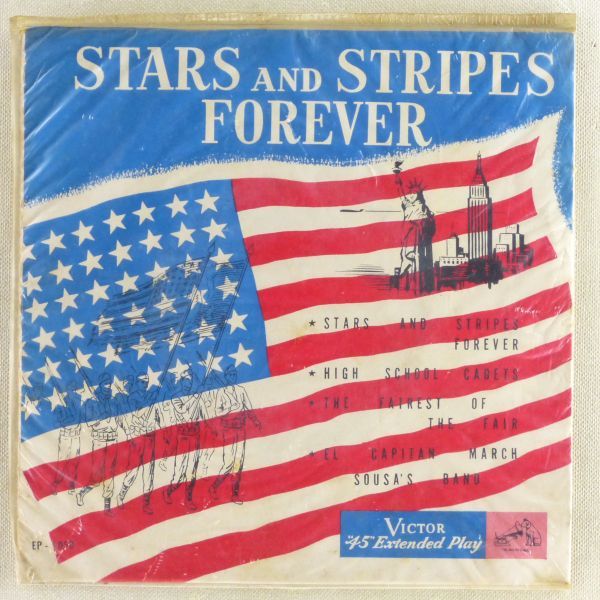 # Hsu The wind instrumental music .(Sousa\'s Band)l star article flag .....(Stars And Stripes Forever)| beautiful middle. beautiful |.... raw |kapi tongue line . bending <EP Japanese record >