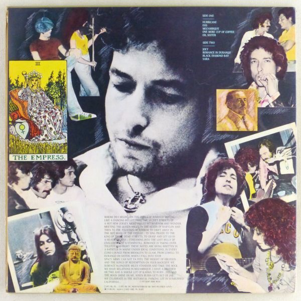■ボブ・ディラン(Bob Dylan)｜欲望(Desire) ＜LP 1976年 日本盤＞_画像2