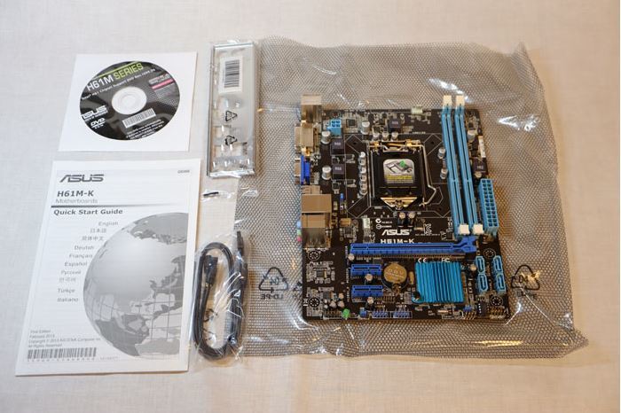 新品 ASUS H61M-K LGA 1155 Intel H61 Micro ATX インテル