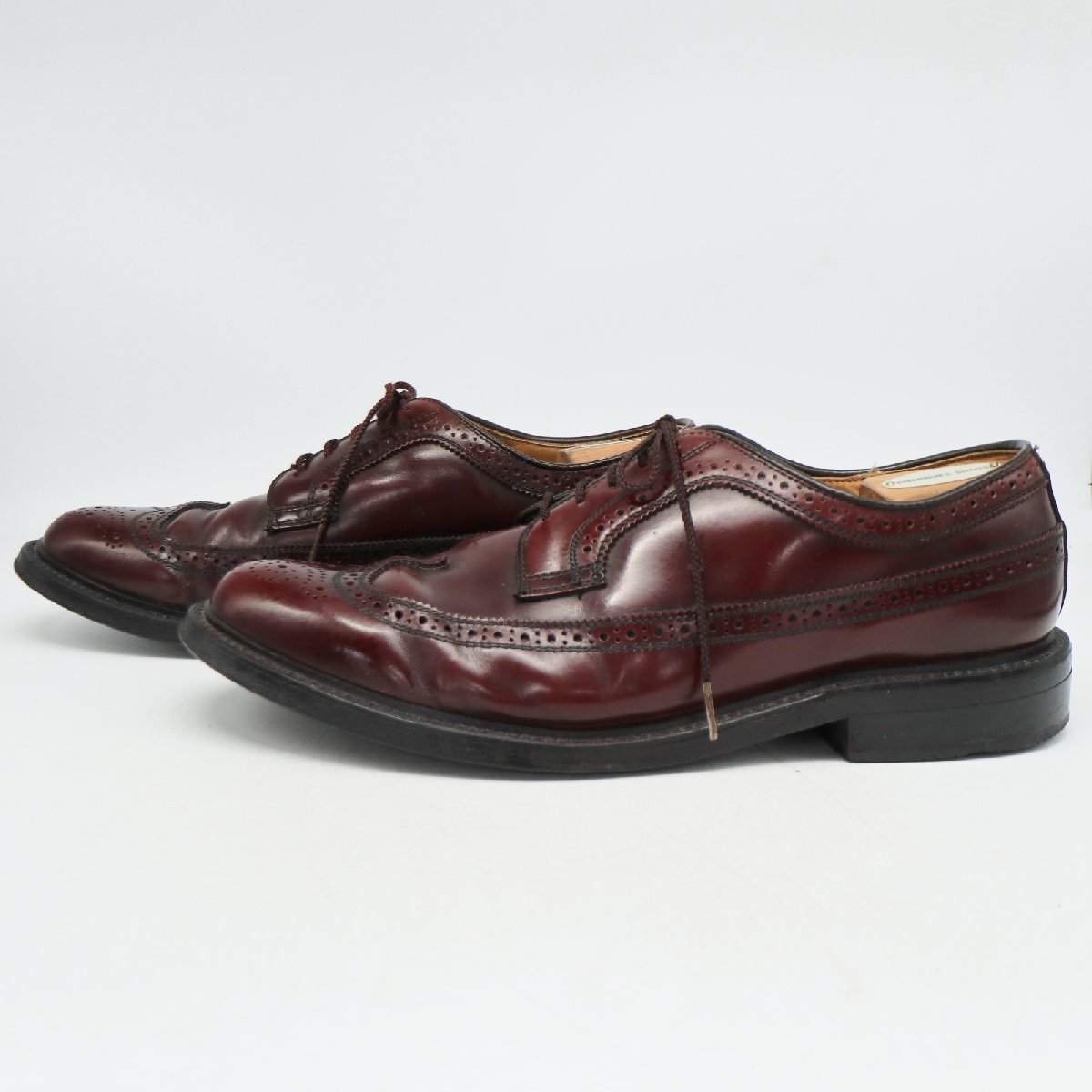 USA製 Dexter 外羽根式 ロングウィングチップ 本革 革靴 レザーシューズ ブラウン ( メンズ 10 1/2 D ≒ 28.5cm ) 中古 古着 KA0236_画像3